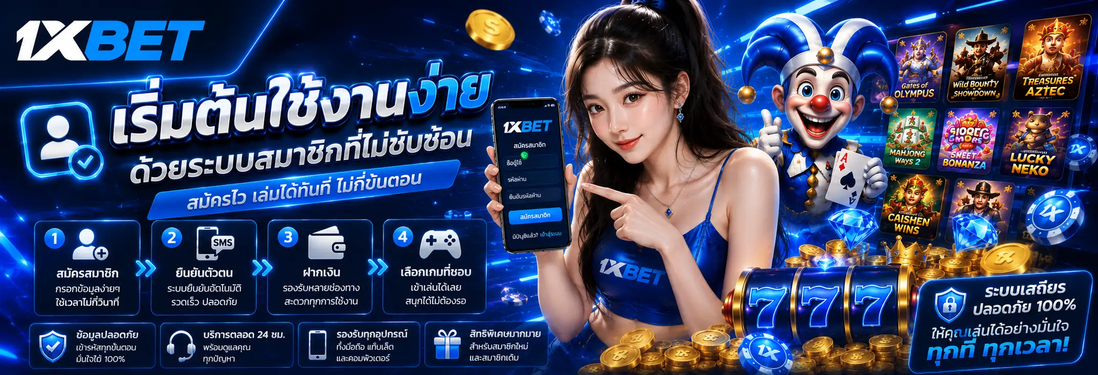 เริ่มต้นใช้งานง่ายด้วยระบบสมาชิกที่ไม่ซับซ้อน